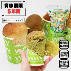 賞味期限5年のパン 30個セット Vエイドパン 抹茶クロレラ＆あずき VM30 防災パン  保存食  防災食 ヴィーガン対応