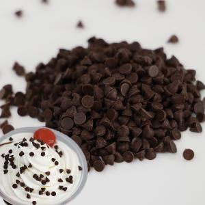 チョコチップ10Kg（1Kg×10） 極小サイズ マイクロミニ粒 1kg中50000粒、0.02g/粒 径3〜4ミリ トッピング 冷菓 業務用 大容量 メーカー直送品