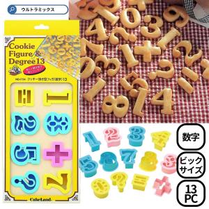 タイガークラウン クッキー型 抜き型 アルファベット 数字 36個セット
