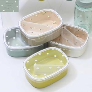サブヒロモリ お弁当箱 女子 ラシア 抗菌オーバルタイトロックランチ1