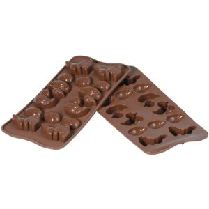 マトファ メタルチョコレートモルド 76618 深い魚シート8ヶ取