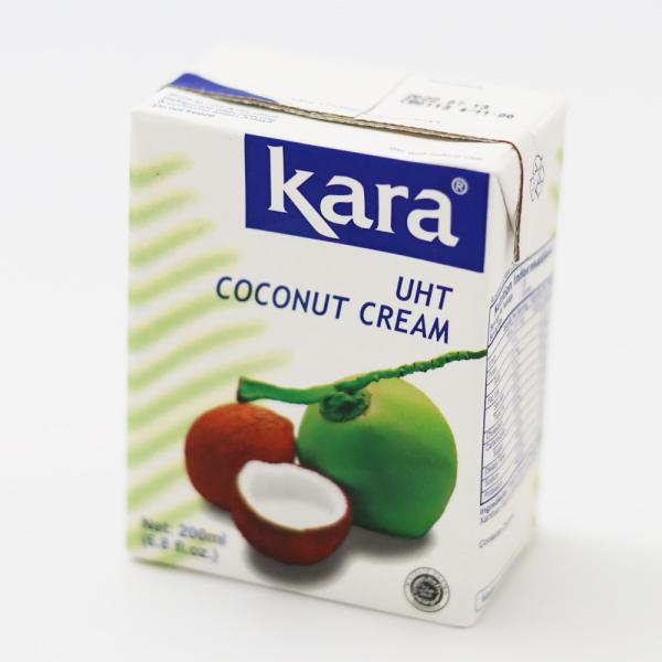 Kara カラ ココナッツクリーム　UHT 200ｍｌ kara カラ 脂肪分 24％ 紙パック ブ...