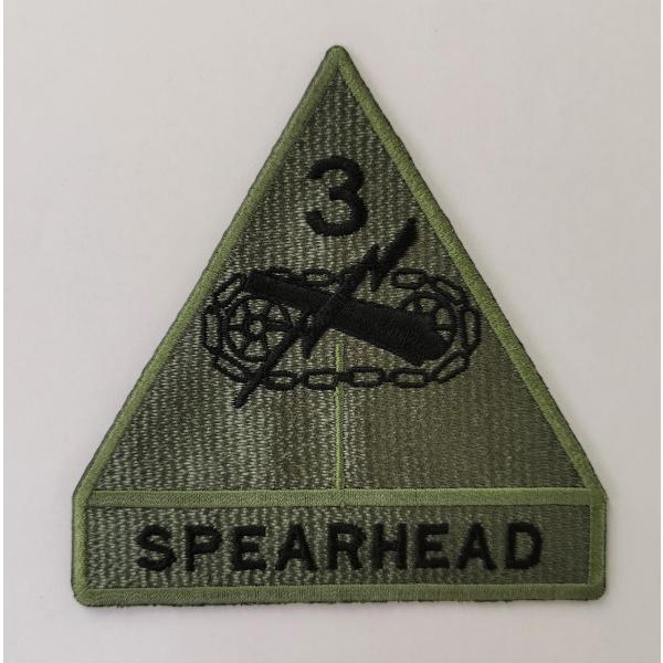 【送料無料】ミリタリーワッペン　アメリカ陸軍　パッチ　第3機甲師団　刺繍ワッペン　／サブデュード（O...