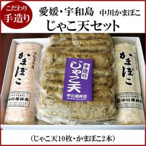 ■じゃこてん10枚・かまぼこ2本　詰め合わせ　こだわりの味・愛媛宇和島　中川かまぼこ店　■お歳暮・お中元