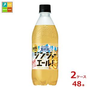サントリー 天然水 特製ジンジャーエール500ml×2ケース（全48本）送料無料 爆買