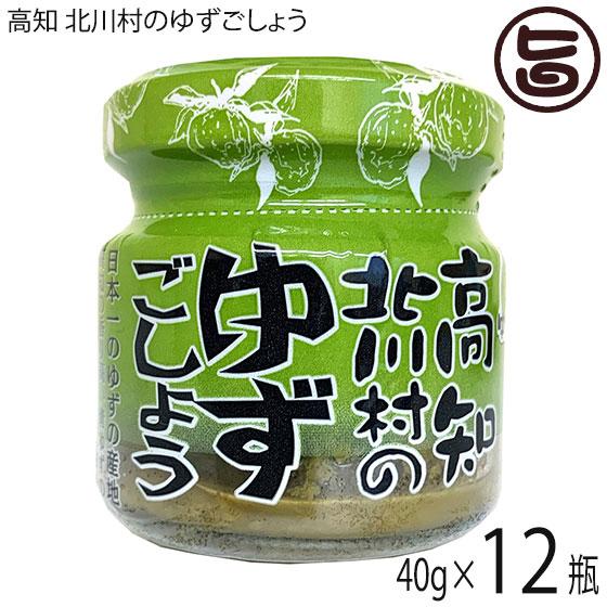 高知 北川村のゆずごしょう 40g×12本 北川村ゆず王国 ゆずこしょう 柚子胡椒 万能調味料