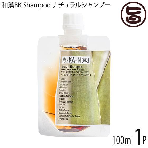 和漢BK Shampoo ナチュラルシャンプー 洗髪料 100ml×1本