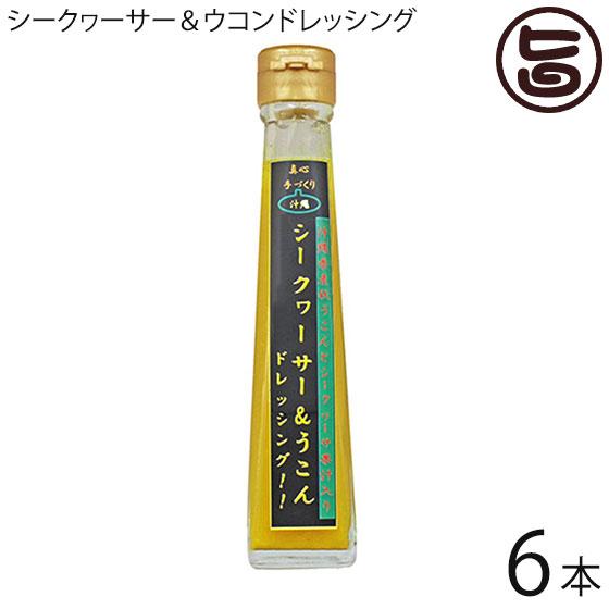 シークヮーサー＆ウコンドレッシング 120ml×6本 テクノグリーン 秋ウコン使用 シークァーサー果...