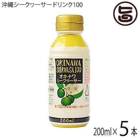 オキナワ シークヮーサー 100 200ml×5本 オキハム 沖縄 土産 南国フルーツ シークワーサ...