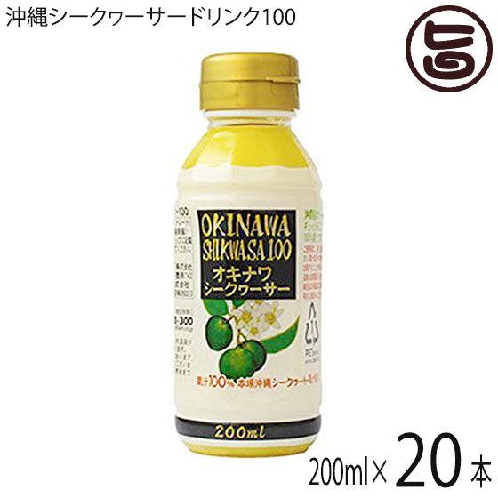 オキナワ シークヮーサー 100 200ml×20本 オキハム 沖縄 土産 南国フルーツ シークワー...