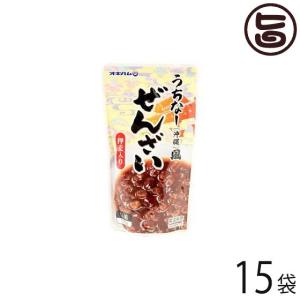 うちなー風 ぜんざい 押麦入り 170g×15袋 オキハム 沖縄 人気 定番 土産 菓子 黒糖のやさしい甘みがおいしいスイーツ