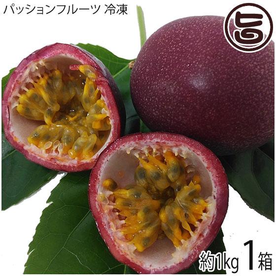 沖縄県産 パッションフルーツ 冷凍 約1kg 13〜16玉×1箱 サンチャイルド農園
