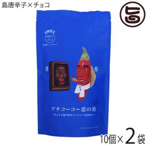 アチコーコー恋の炎 10個×2袋 豊上製菓 バレンタイン おもしろ チョコ クランチチョコ 個包装 義理 ばらまきの商品画像