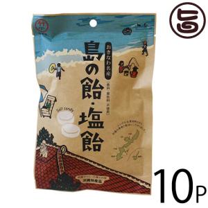 島の飴 塩飴 80g×10P 竹製菓 沖縄 土産 人気 飴 キャンディ 菓子 個包装 塩分 ミネラル 熱中症対策