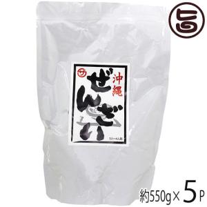 ぜんざい 3〜4人前 550g×5P 座間味こんぶ 沖縄 人気 定番 和菓子 無添加 沖縄産黒糖使用