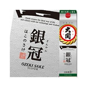 大関 銀冠はこのさけ2Lパック×2ケース（全12本） 送料無料