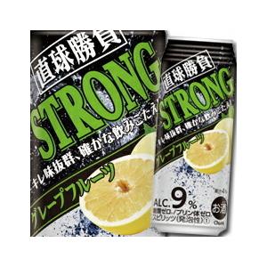 合同酒精 直球勝負 ストロンググレープフルーツ500ml缶×2ケース