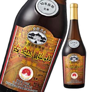 古越龍山 紹興酒 陳醸10年 景徳鎮ボトル 500ml : お酒のちゃがたパーク