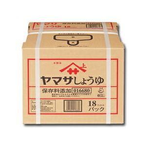 ヤマサ醤油 ヤマサしょうゆ こいくち18Lバックインボックス×1本