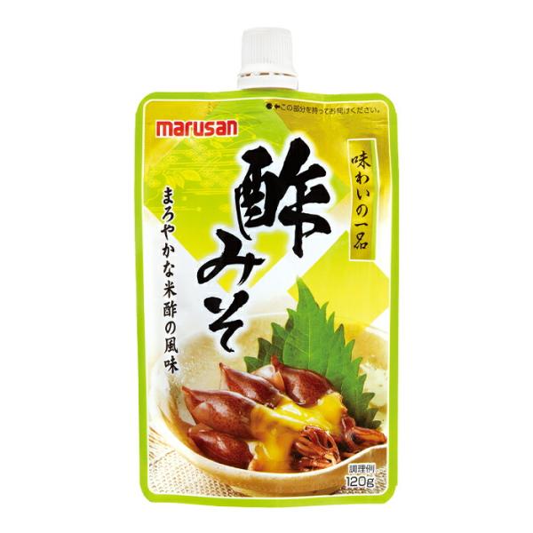 マルサン 酢みそ120gスパウト付きパウチ×2ケース（全80本） 送料無料 爆買