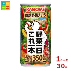 KAGOME（カゴメ） ドリンク 野菜一日これ一本 長期保存用 190g×30本