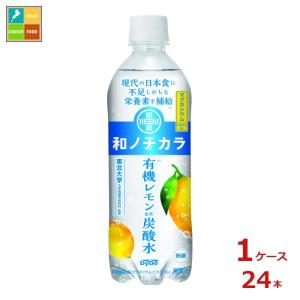 ダイドー 和ノチカラ 有機レモン使用炭酸水500ml×1ケース