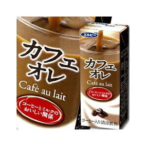 エルビー カフェオレ 200ml 紙パック ×1ケース（全24本） 送料無料