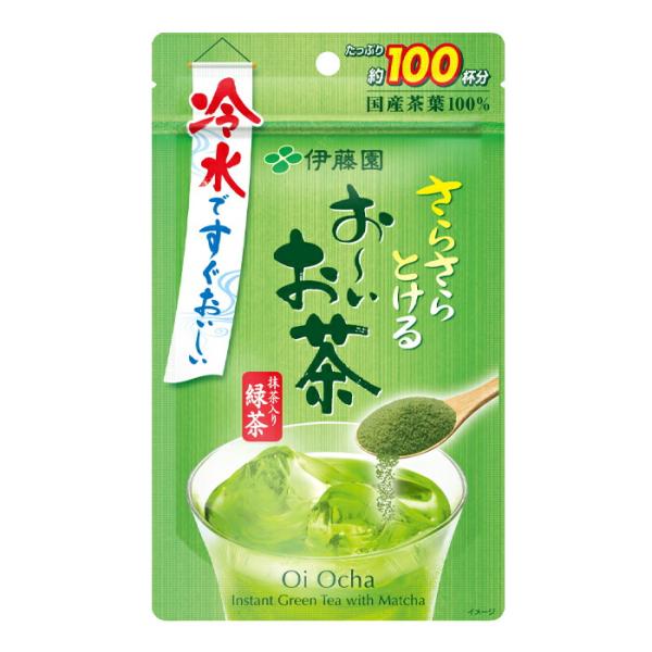 伊藤園 さらさらとける お〜いお茶 抹茶入り緑茶80g×1ケース（全6本） 送料無料 爆買