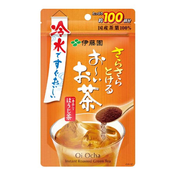 伊藤園 さらさらとける お〜いお茶 ほうじ茶80g×1ケース（全6本） 送料無料 爆買