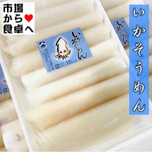 いかそうめん (国産)刺身用・500g 10パック(1パック8柵入り) 【カット済なので楽々簡単・業務用】盛り合わせ、お寿司、トッピングにご利用ください【冷凍便】｜umaimono18