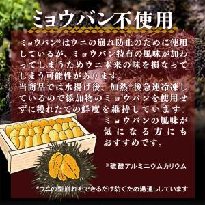 ミョウバン無添加 天然ウニ 300g TV放送...の詳細画像5