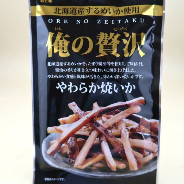 カモ井食品　俺の贅沢　やわらか焼いか　　28g×5袋パック　北海道産するめいか使用