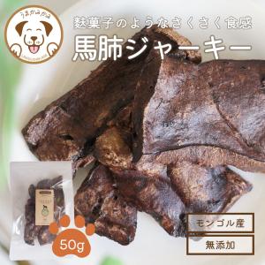 犬 おやつ 無添加 小袋 うまかみかみ 馬肺 ジャーキー 50g しつけ ご褒美 散歩に モンゴル産 愛犬のおやつ｜うまかみかみ