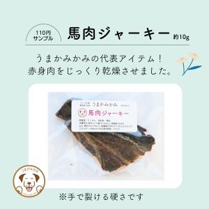 犬 おやつ お試し うまかみかみ 馬肉ジャーキー薄切りタイプ サンプル 無添加 おやつ お試し お配りおやつ モンゴル産 お一人様2点まで 202304niku