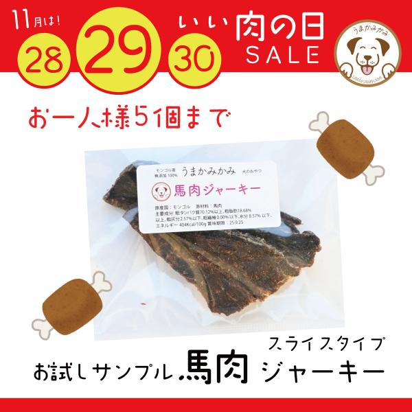 犬 おやつ お試し うまかみかみ  馬肉ジャーキー薄切りタイプ サンプル 無添加 おやつ お試し お...