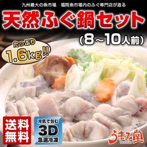 ふぐ 博多 天然ふぐ鍋 セット 8-10人前 ふぐ皮 セット 瞬冷 お歳暮 2023 ギフト 送料 無料 フグ ふぐ鍋 てっちり ふぐちり [フグ]