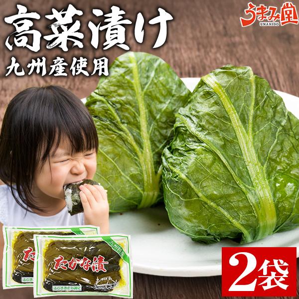 高菜漬け 250g×2袋 九州産 送料無料 高菜 漬け物 鹿児島県 博多 国産 ご飯のお供 たかな ...