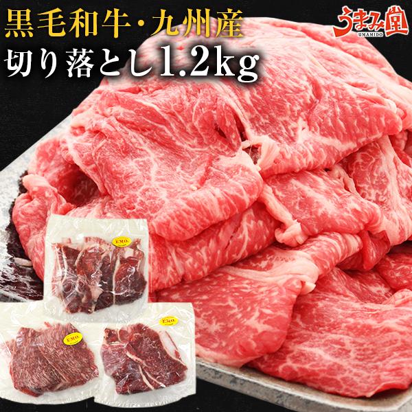 牛肉 九州産 黒毛和牛 切り落とし 1.2kg (400g×3) セット 宮崎 有田牧場 国産 送料...