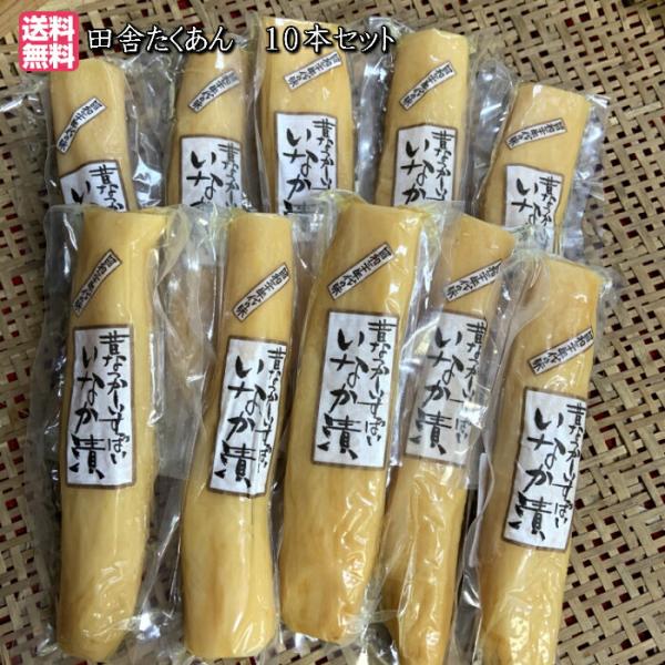 蔵出し田舎たくあん 10本 2kg 漬物 送料無料 うまもん 発酵漬物 植物性乳酸菌 つけもの すっ...