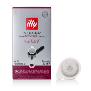 イリー/illy  イリーブレンド  ポッド 個包装(44mm)  ダークロースト (インテンソ) 18個(18杯分)｜umano