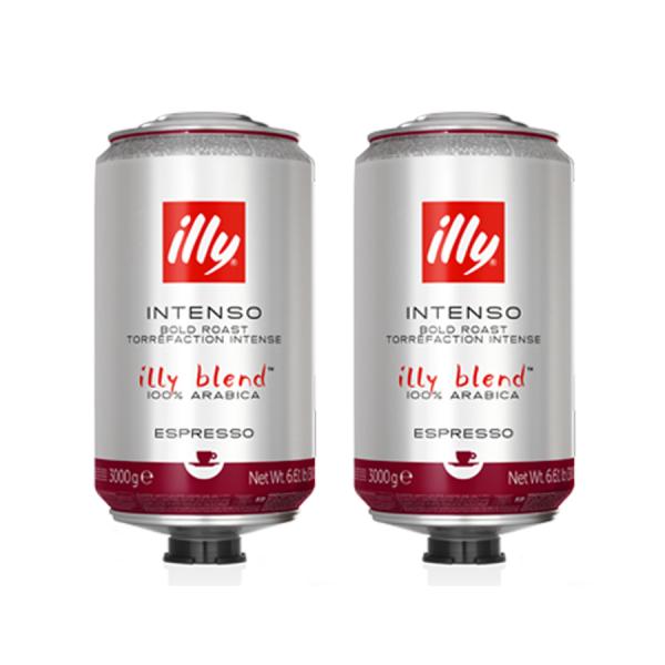 イリー/illy  イリーブレンド (豆)  ダークロースト(インテンソ)3kg(3000g)■2缶...