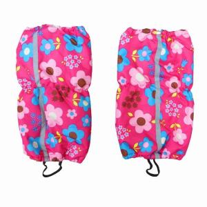 足カバー 子供 男の子 女の子 反射テープ付 中綿入り