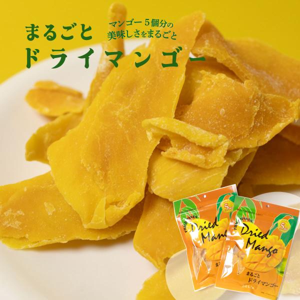 ドライマンゴー まるごと 130g×2/3/4/10袋 フィリピン産 マンゴー 使用 送料無料
