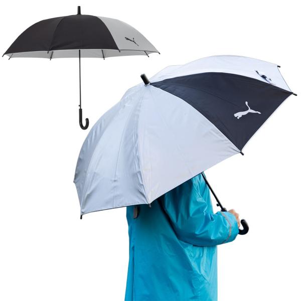 晴雨兼用傘 PUMA プーマ 子供 学童傘 58cm 小学校中学年 高学年 ワンタッチジャンプ  U...