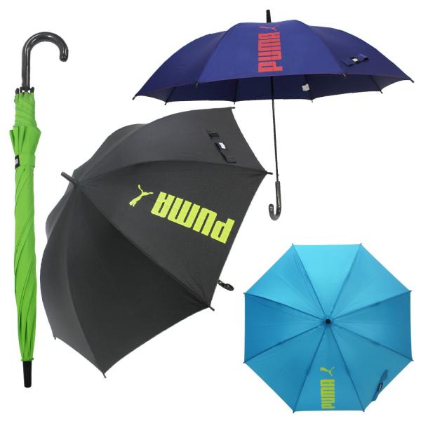 PUMA プーマ 子供 学童傘 60cm 小学校高学年 中学生 ワンタッチジャンプ 強風耐風 グラス...