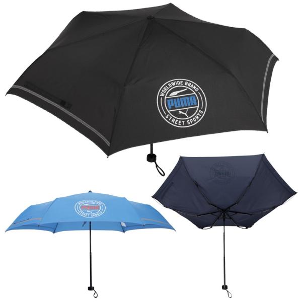 PUMA プーマ 子供 学童傘 55cm 中学年 高学年 中学生 ティーン 折りたたみ 携帯 耐風 ...
