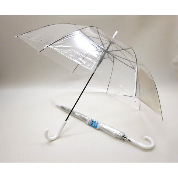 傘　ビニール傘 60cm 1ケース60本 業務用 大量購入 ワンタッチ ジャンプ式　風に強いグラスフ...