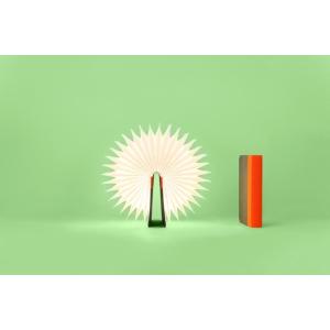 本型ライト 　Lumiosf Fabric　ルミオエスエフ ファブリック　オレンジ/グリーン｜umd-tsutayabooks