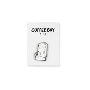 【2026】COFFEE BOY　ピンバッジ　パールガール