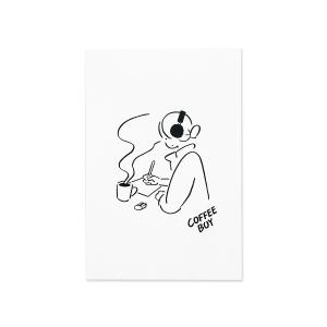 COFFEE BOY ポストカード　STUDY